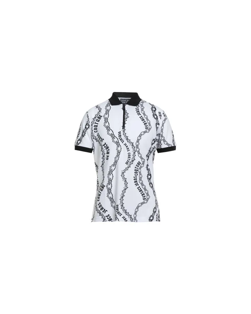 Versace Jeans TOPS - Poloshirtsauf YOOX.COM Weiß