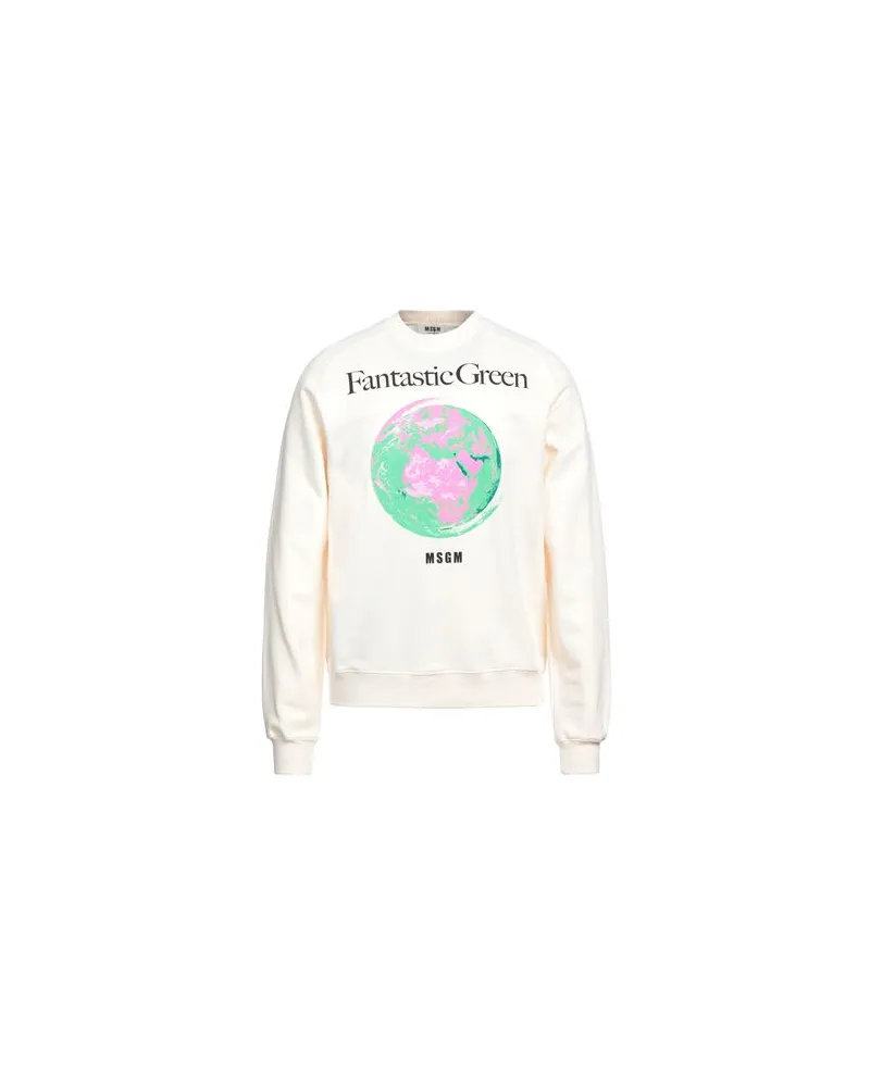 MSGM TOPS - Sweatshirtsauf YOOX.COM Elfenbein