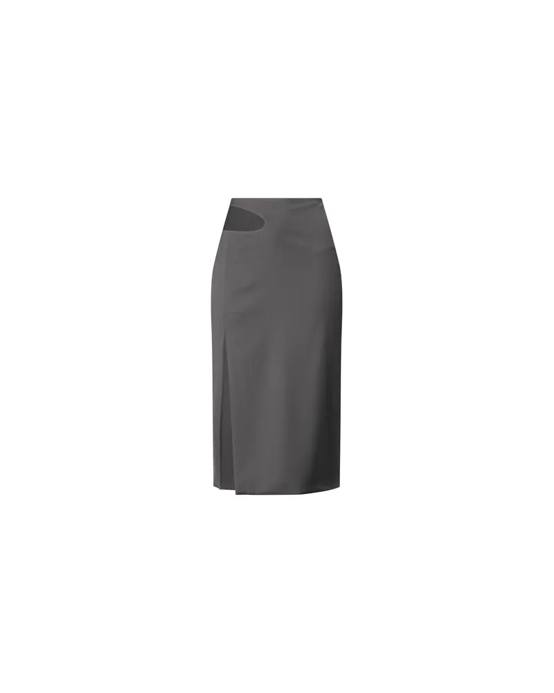 LOW CLASSIC HOSEN & RÖCKE - Midi-Röckeauf YOOX.COM Blei