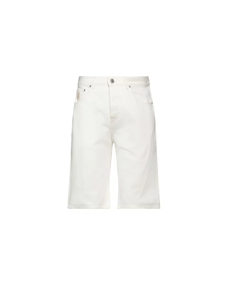 Trussardi HOSEN & RÖCKE - Jeansshortsauf YOOX.COM Weiß