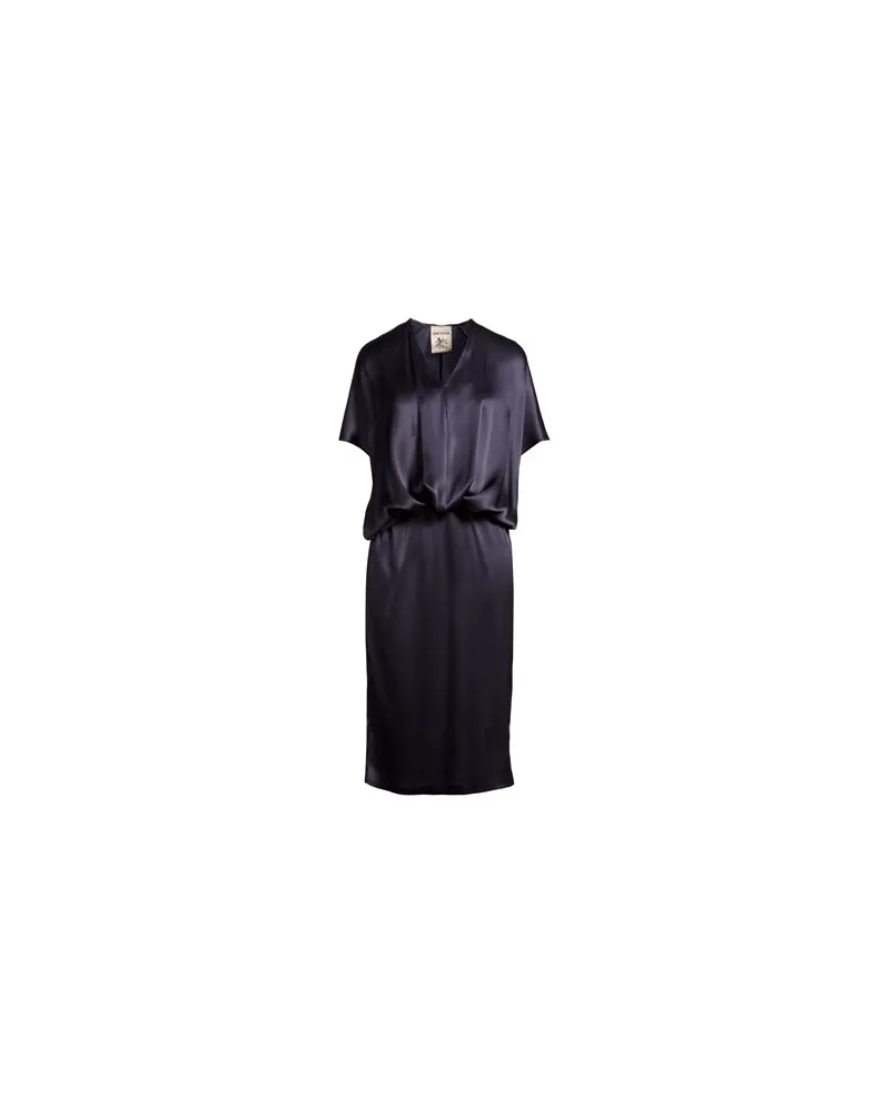Semicouture KLEIDER - Maxi-Kleiderauf YOOX.COM Nachtblau