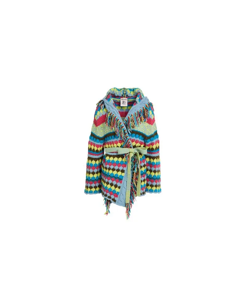 Semicouture STRICKWAREN - Strickjackenauf YOOX.COM Hellblau
