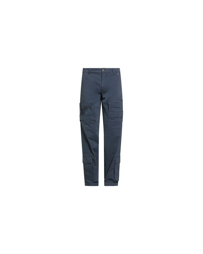 Aeronautica Militare HOSEN & RÖCKE - Hosenauf YOOX.COM Blau