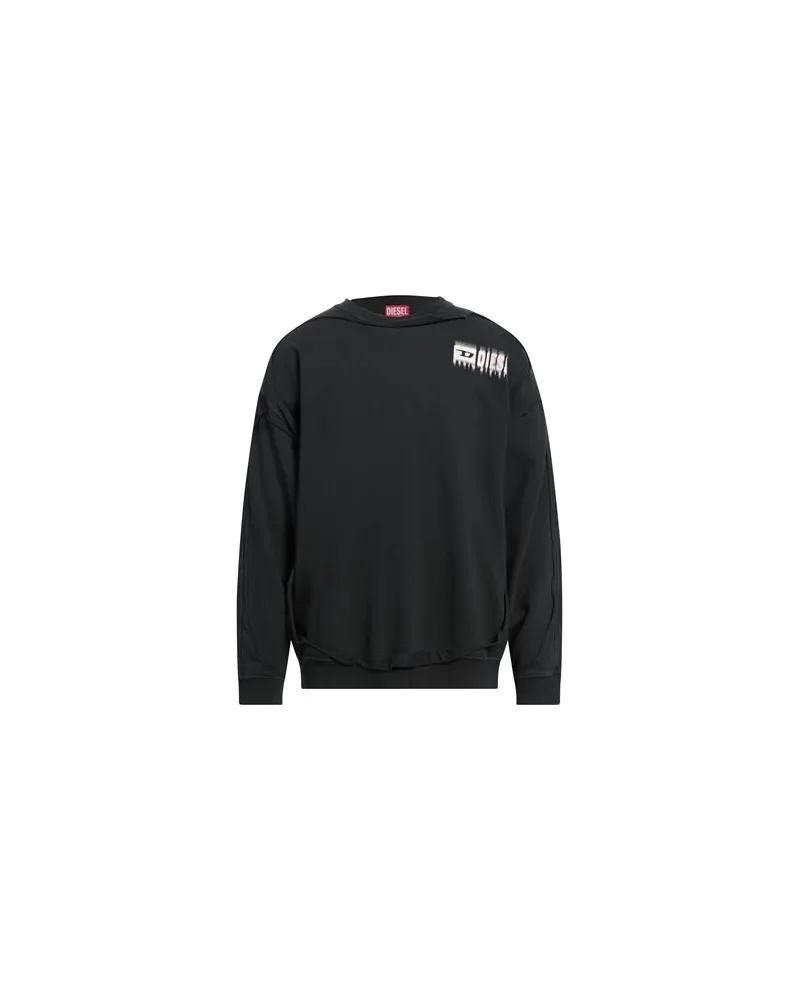Diesel TOPS - Sweatshirtsauf YOOX.COM Schwarz