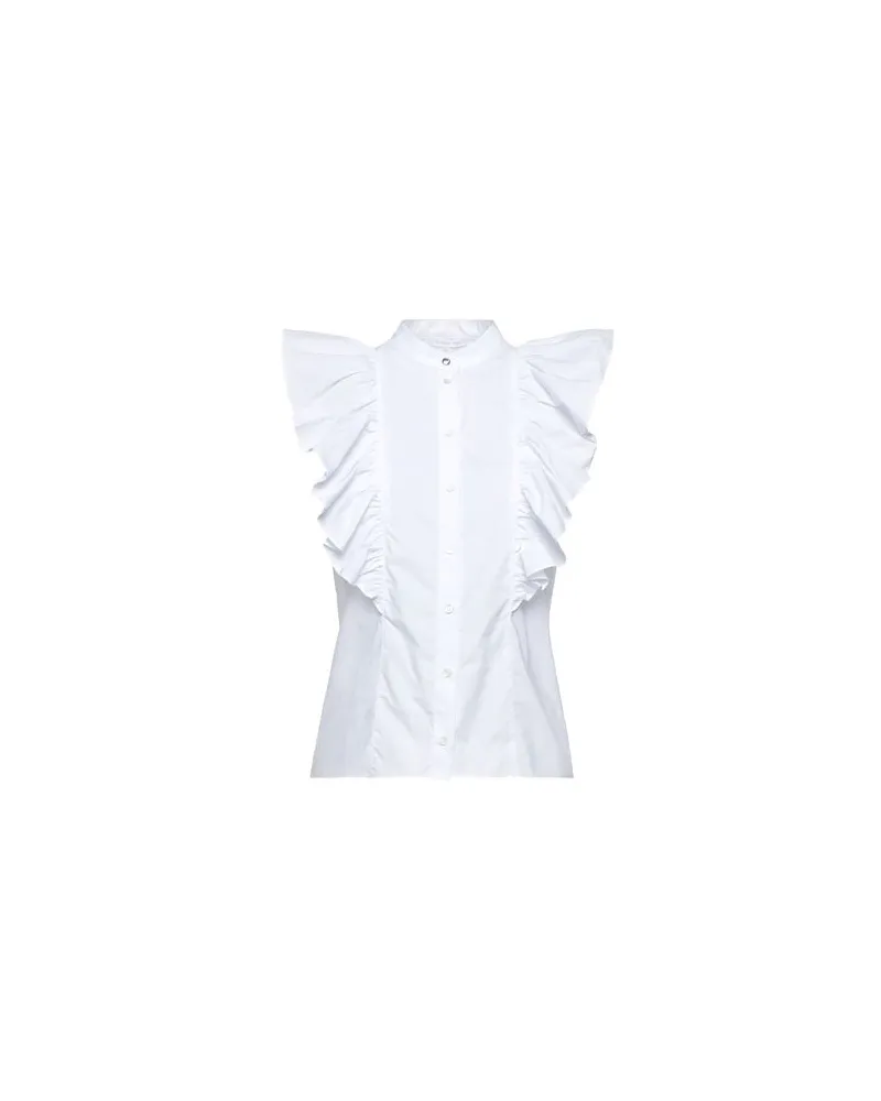 Patrizia Pepe TOPS - Hemdenauf YOOX.COM Weiß