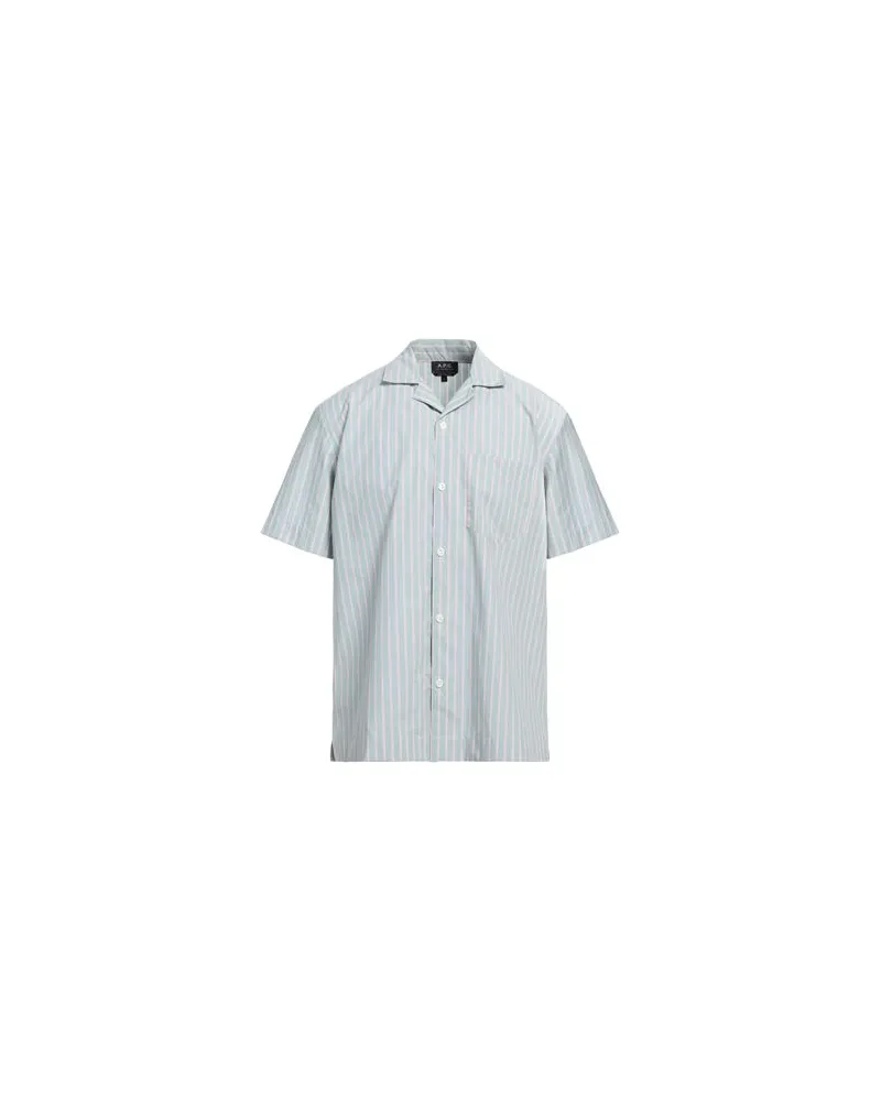 A.P.C. TOPS - Hemdenauf YOOX.COM Salbeigrün