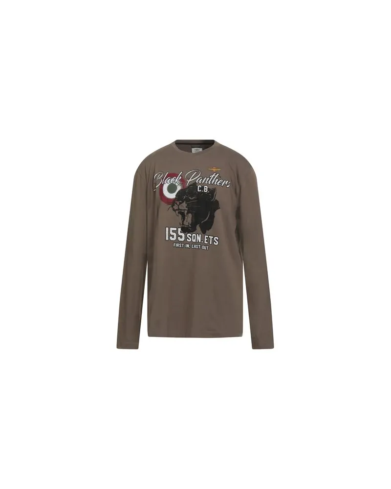 Aeronautica Militare TOPS - T-shirtsauf YOOX.COM Khaki
