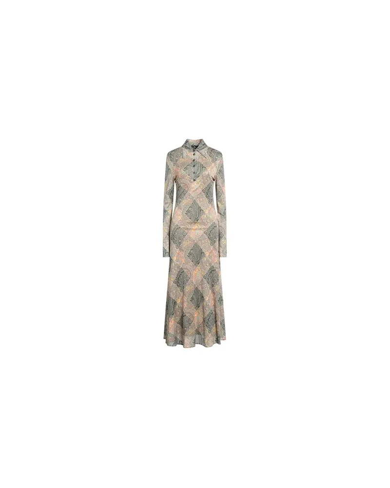 Etro KLEIDER - Maxi-Kleiderauf YOOX.COM Militärgrün