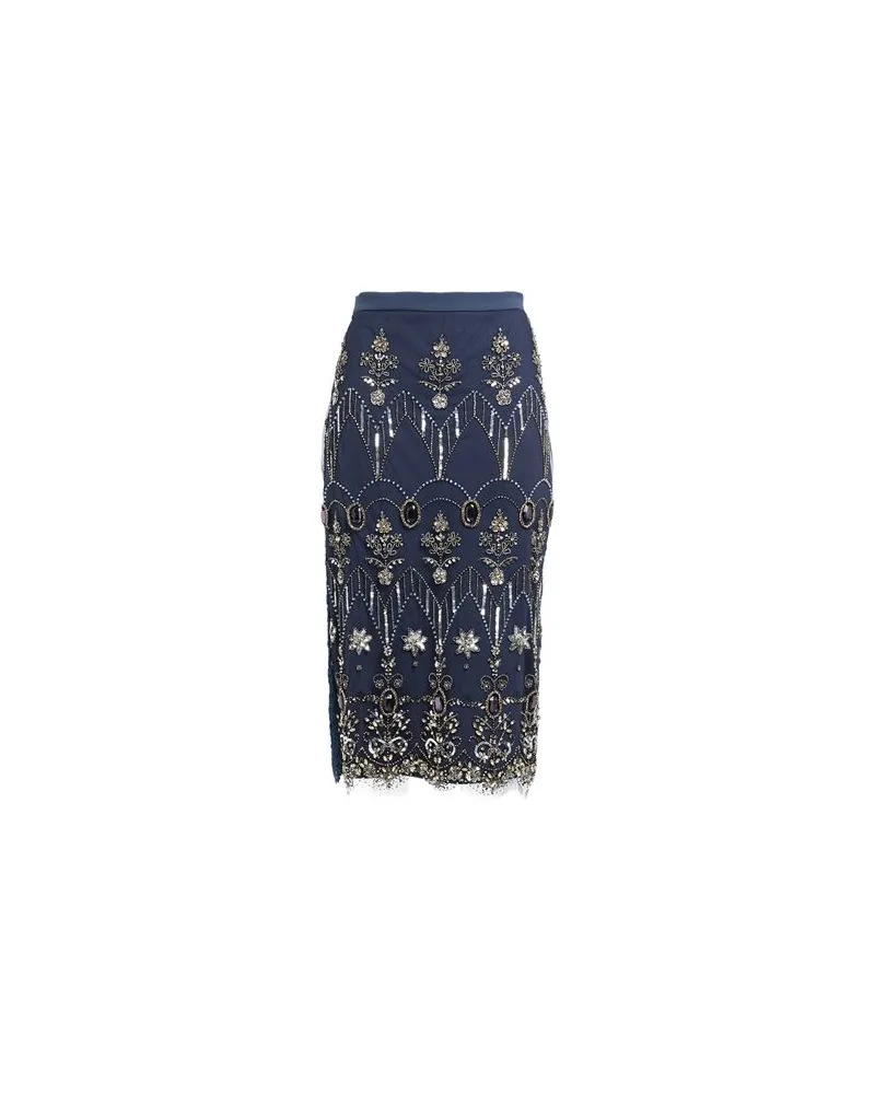 Elisabetta Franchi HOSEN & RÖCKE - Midi-Röckeauf YOOX.COM Marineblau