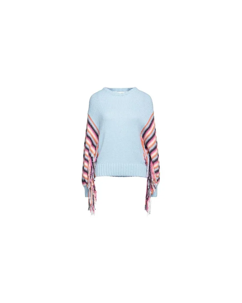 VICOLO STRICKWAREN - Pulloverauf YOOX.COM Himmelblau