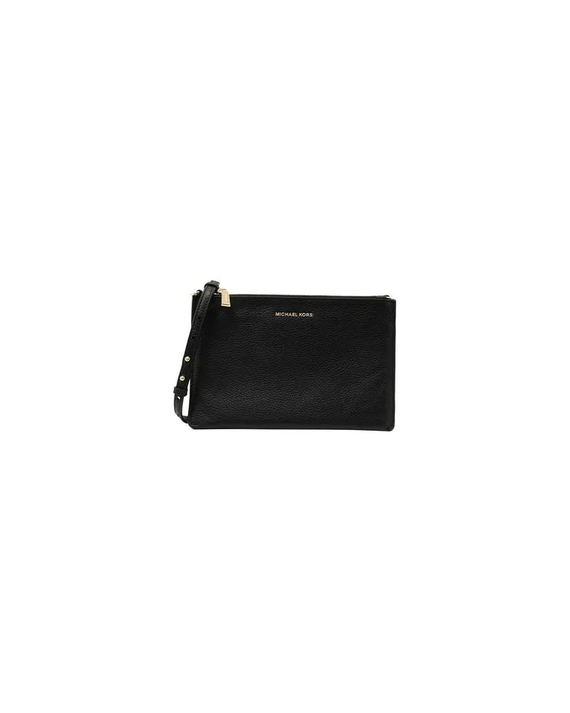 Michael Kors LARGE DOUBLE POUCH CROSSBODY   - TASCHEN - Umhängetascheauf YOOX.COM Schwarz
