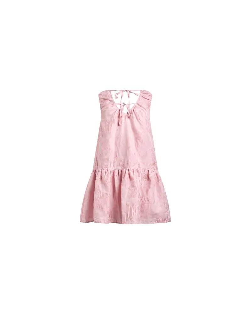 Ganni KLEIDER - Mini-Kleiderauf YOOX.COM Rosa