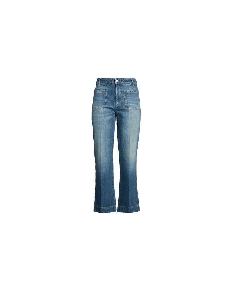 Victoria Beckham HOSEN & RÖCKE - Jeanshosenauf YOOX.COM Blau