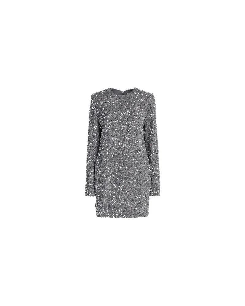 Elisabetta Franchi KLEIDER - Mini-Kleiderauf YOOX.COM Silber