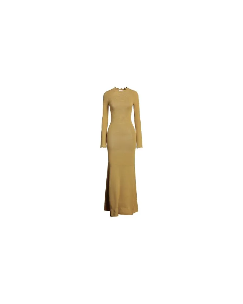 Victoria Beckham KLEIDER - Maxi-Kleiderauf YOOX.COM Senf