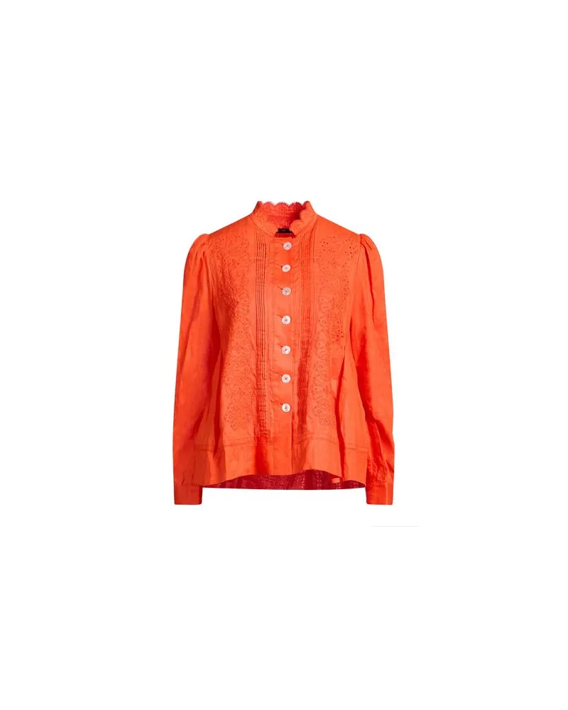 HIGH RIGHTEOUS  - TOPS - Hemdenauf YOOX.COM Orange