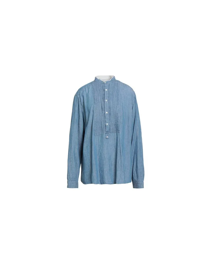 Eleventy TOPS - Jeanshemdenauf YOOX.COM Blau
