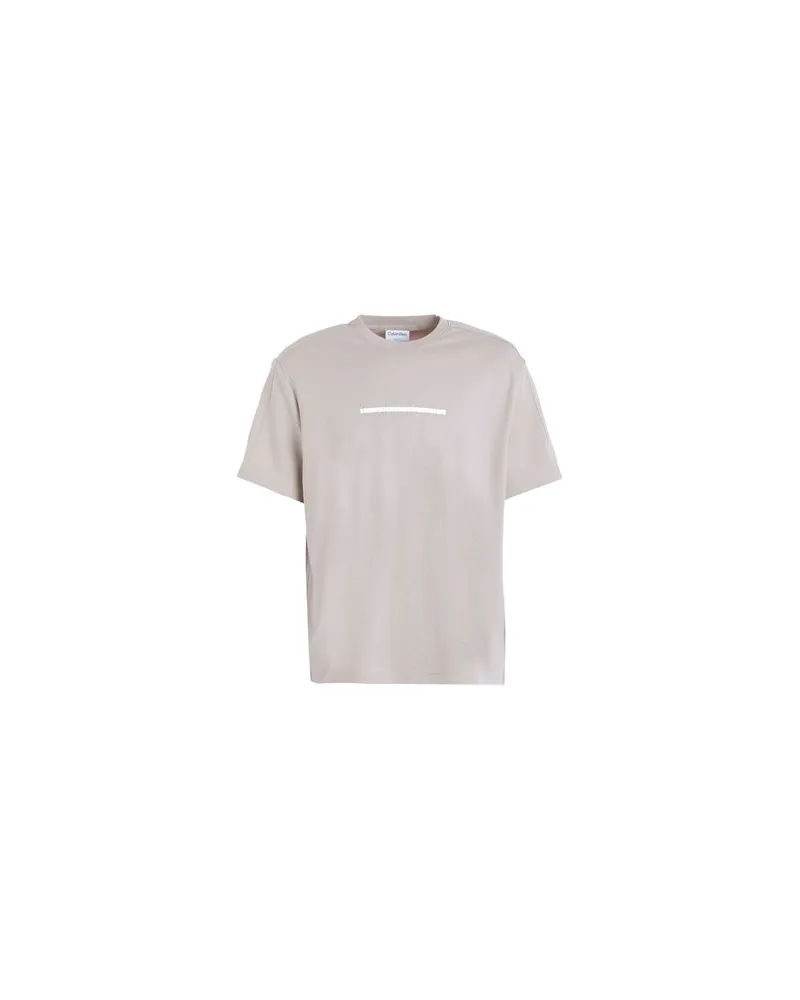Calvin Klein TOPS - T-shirtsauf YOOX.COM Maulwurfsgrau