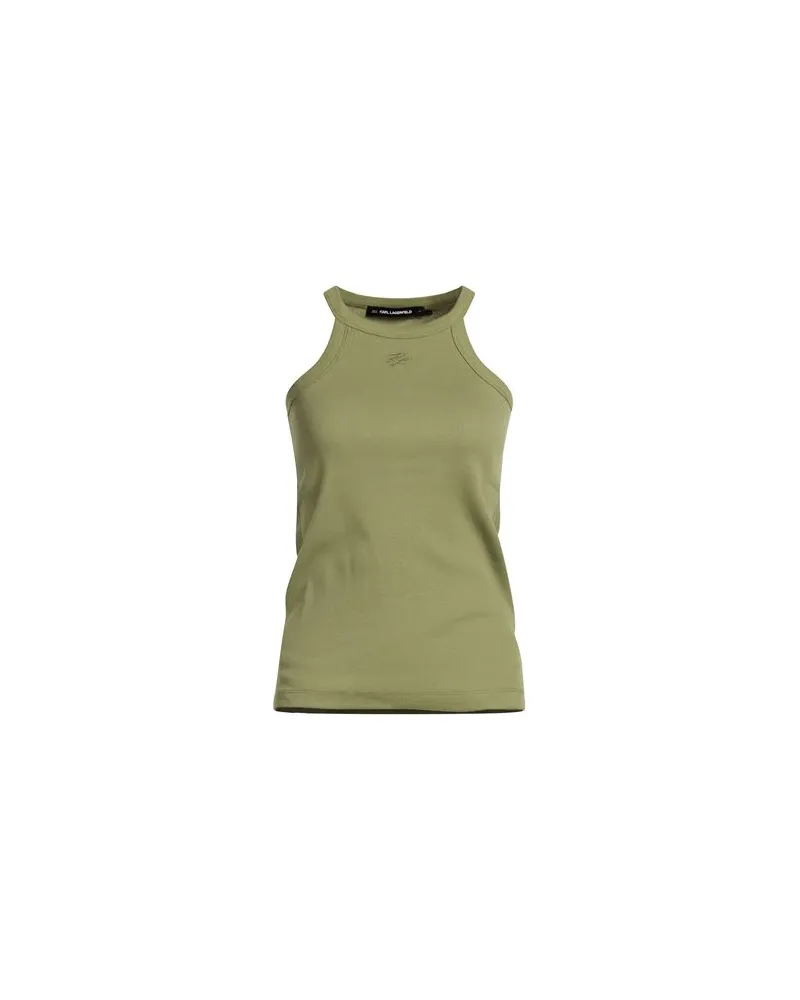 Karl Lagerfeld TOPS - Tank Topsauf YOOX.COM Militärgrün