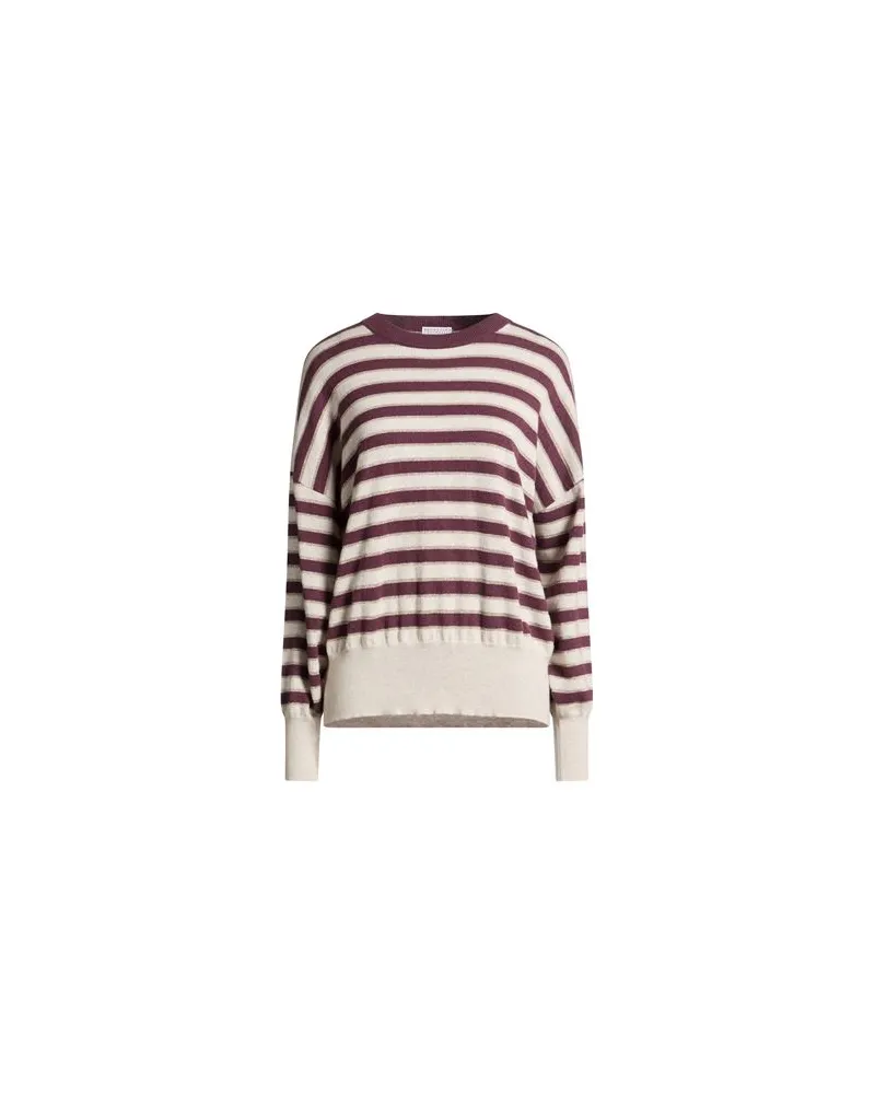 Brunello Cucinelli STRICKWAREN - Pulloverauf YOOX.COM Elfenbein