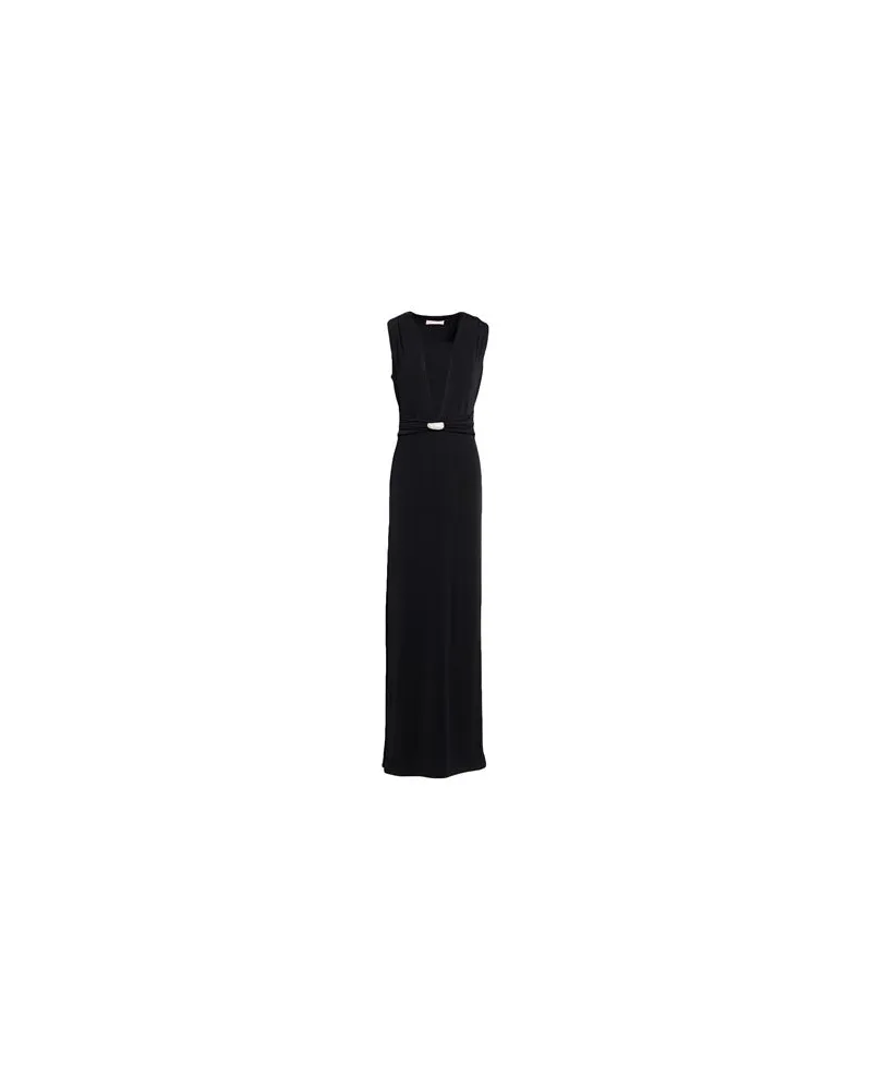 Twenty Four Haitch KLEIDER - Maxi-Kleiderauf YOOX.COM Schwarz