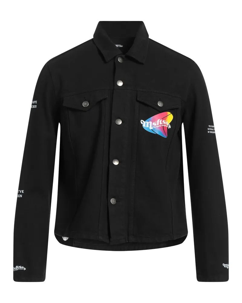 MSFTSrep Jeansjacke/-mantel Schwarz