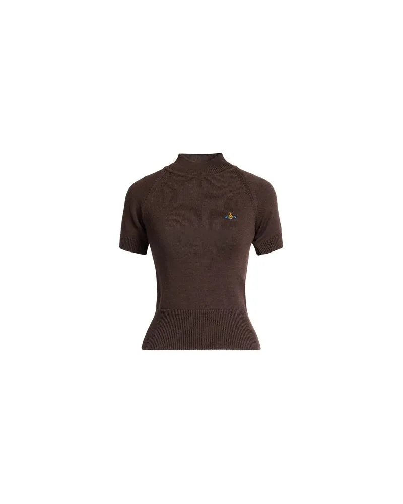 Vivienne Westwood STRICKWAREN - Rollkragenpulloverauf YOOX.COM Schokobraun