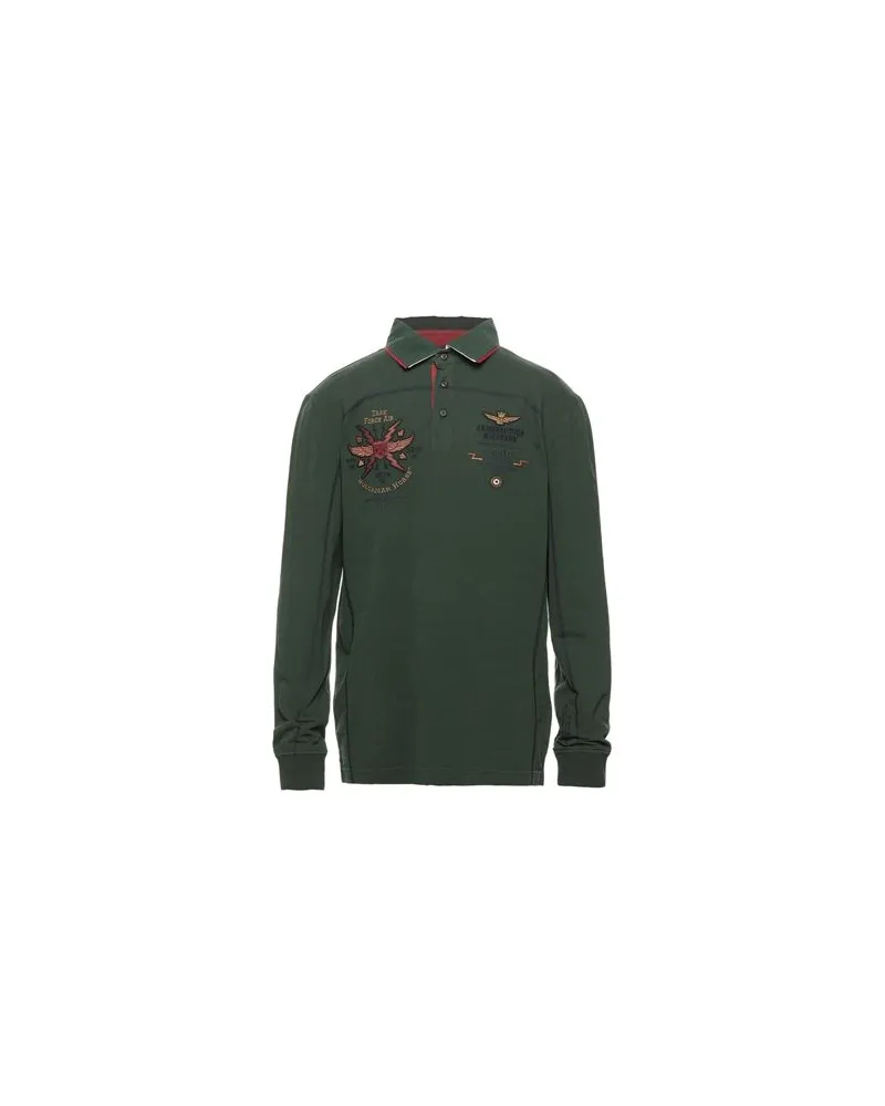 Aeronautica Militare TOPS - Poloshirtsauf YOOX.COM Dunkelgrün