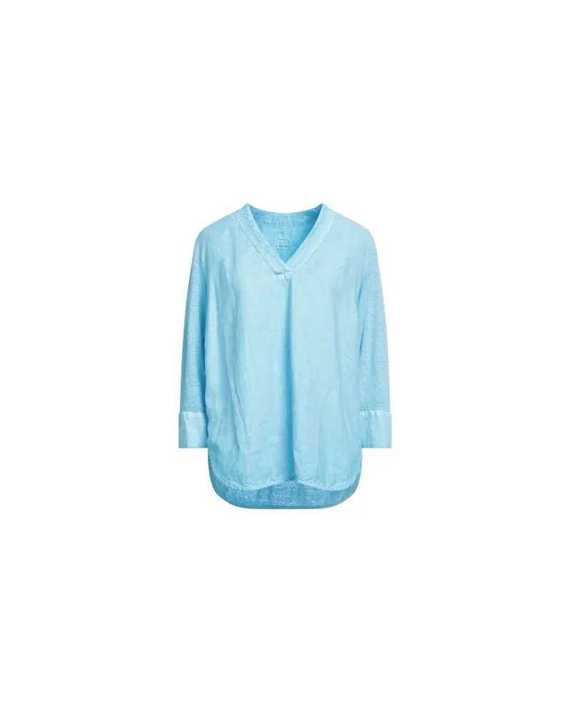 120% Lino TOPS - Topsauf YOOX.COM Azurblau