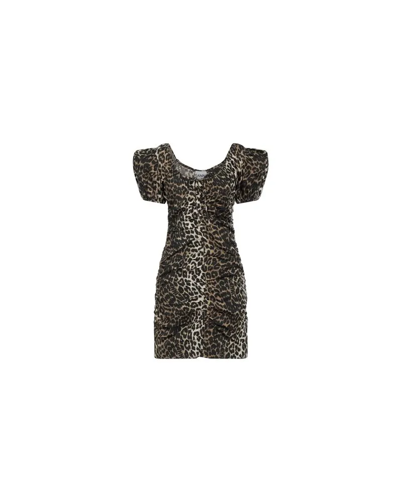 Ganni KLEIDER - Mini-Kleiderauf YOOX.COM Sand