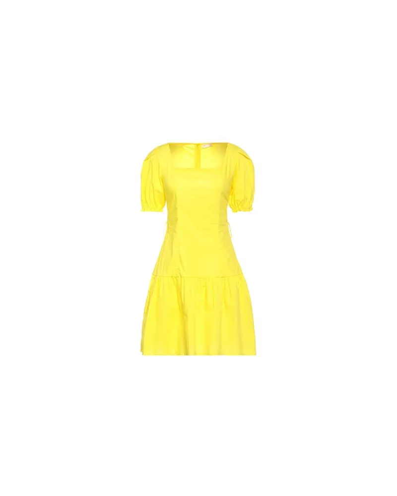 Liu Jo BETTER - KLEIDER - Mini-Kleiderauf YOOX.COM Gelb
