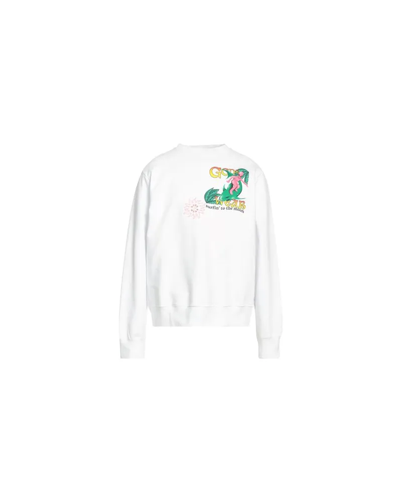 GCDS TOPS - Sweatshirtsauf YOOX.COM Weiß
