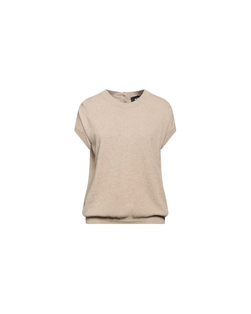 Alpha Studio STRICKWAREN - Pulloverauf YOOX.COM Beige