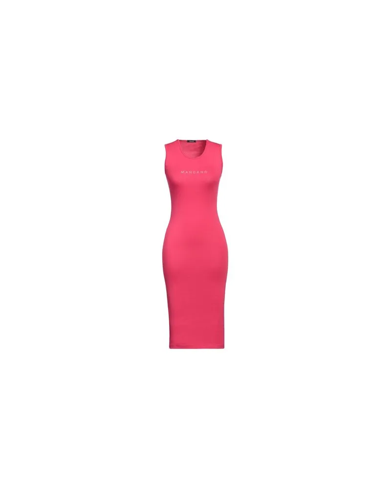 Mangano KLEIDER - Midi-Kleiderauf YOOX.COM Fuchsia