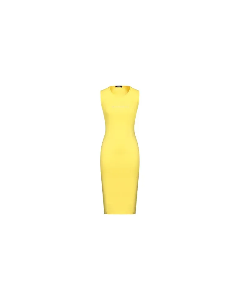 Mangano KLEIDER - Midi-Kleiderauf YOOX.COM Gelb