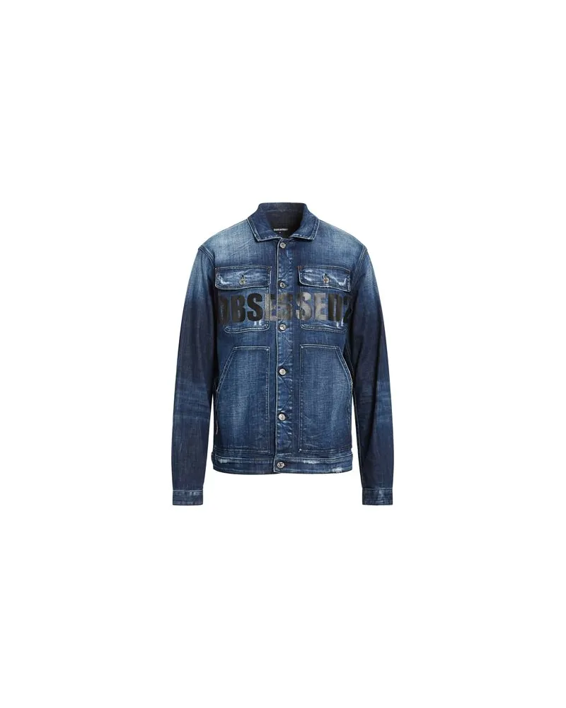 Dsquared2 JACKEN & MÄNTEL - Jeansjacken/Mäntelauf YOOX.COM Blau