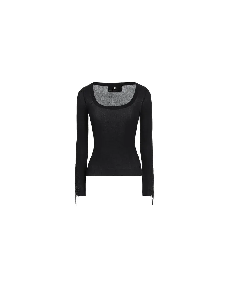 Ermanno Scervino STRICKWAREN - Pulloverauf YOOX.COM Schwarz