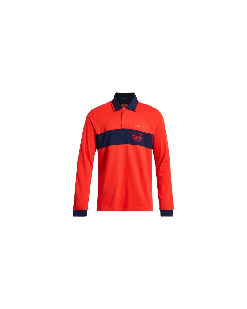 Aeronautica Militare TOPS - Poloshirtsauf YOOX.COM Rot