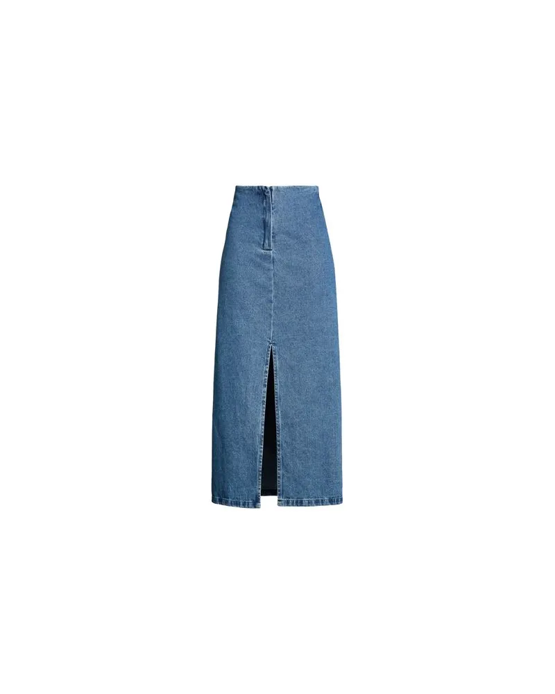 ALYSI CRÈME - HOSEN & RÖCKE - Jeansröckeauf YOOX.COM Blau