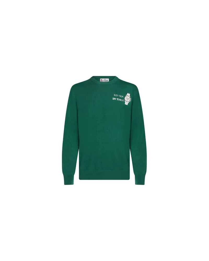 MC2 Saint Barth APRÈS-SKI COLLECTION - STRICKWAREN - Pulloverauf YOOX.COM Dunkelgrün