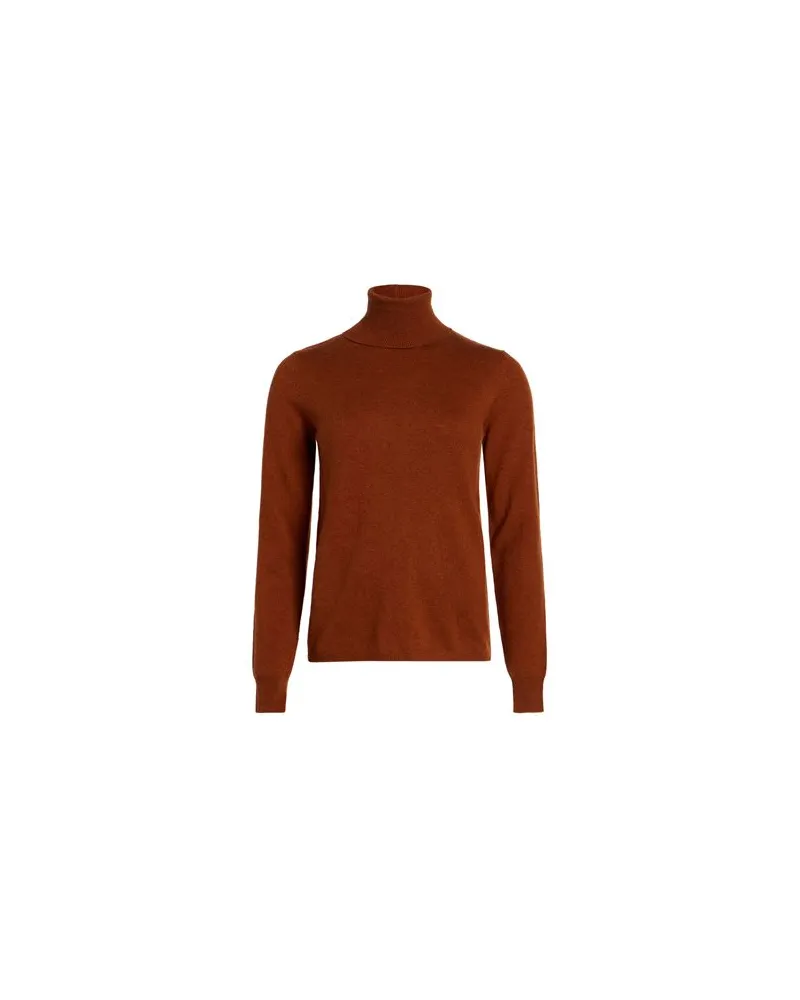 Max Mara STRICKWAREN - Rollkragenpulloverauf YOOX.COM Lederfarben