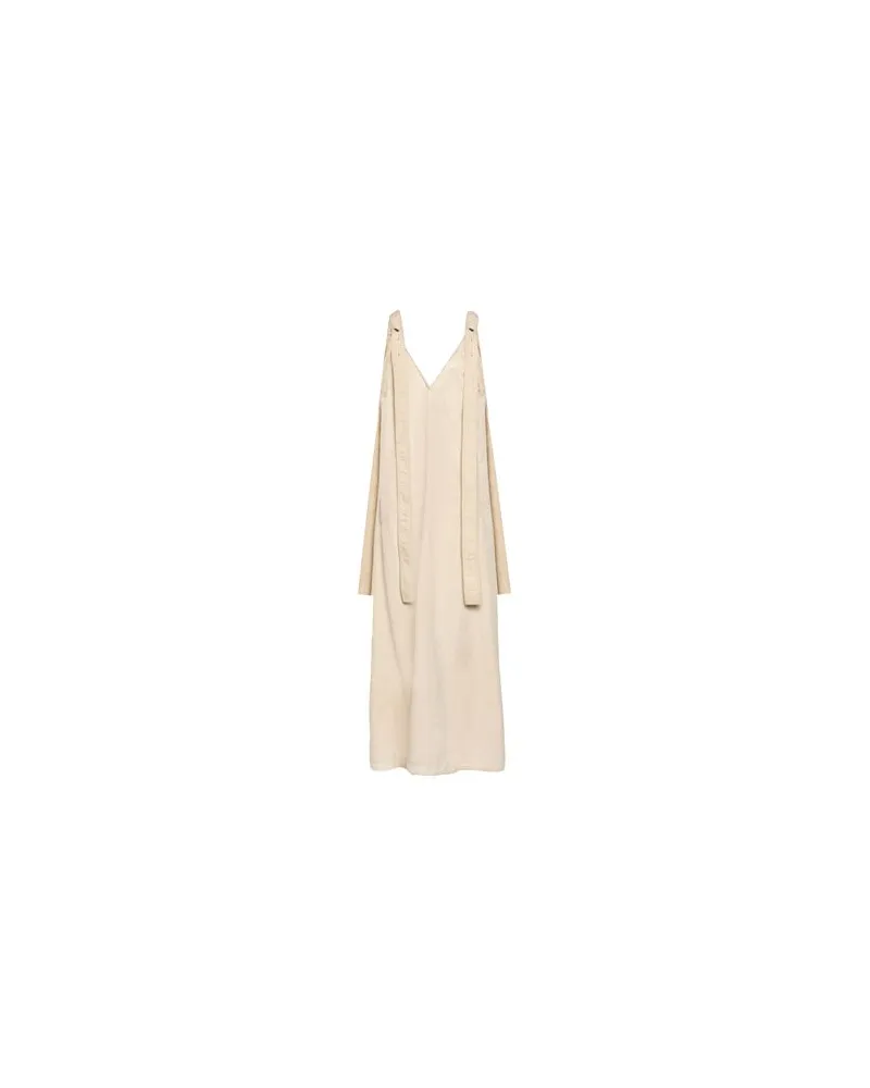 Uma Wang KLEIDER - Maxi-Kleiderauf YOOX.COM Beige