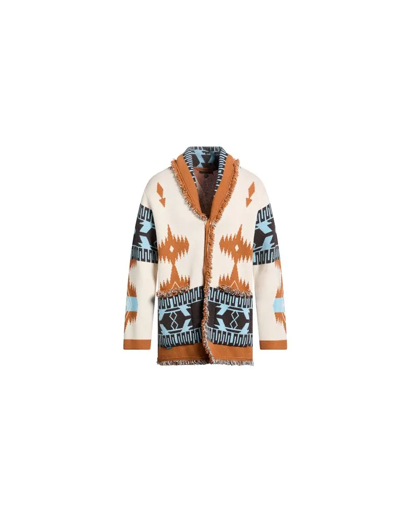 Alanui STRICKWAREN - Strickjackenauf YOOX.COM Cremeweiß
