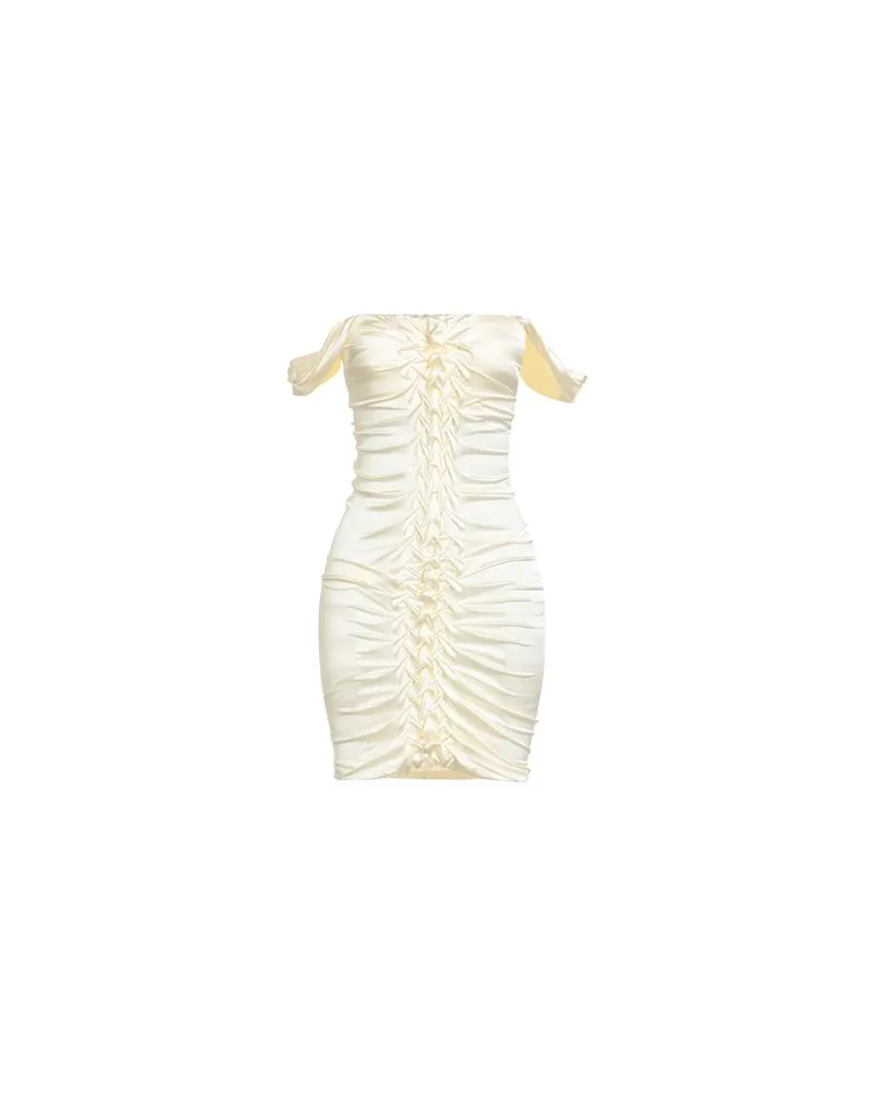Patrizia Pepe KLEIDER - Mini-Kleiderauf YOOX.COM Elfenbein