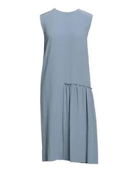 Ferragamo Midi-Kleid Himmelblau