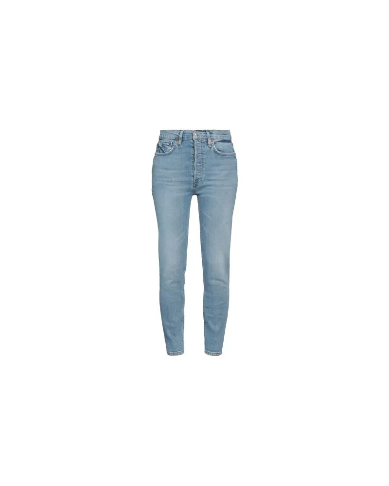 RE/DONE HOSEN & RÖCKE - Jeanshosenauf YOOX.COM Blau