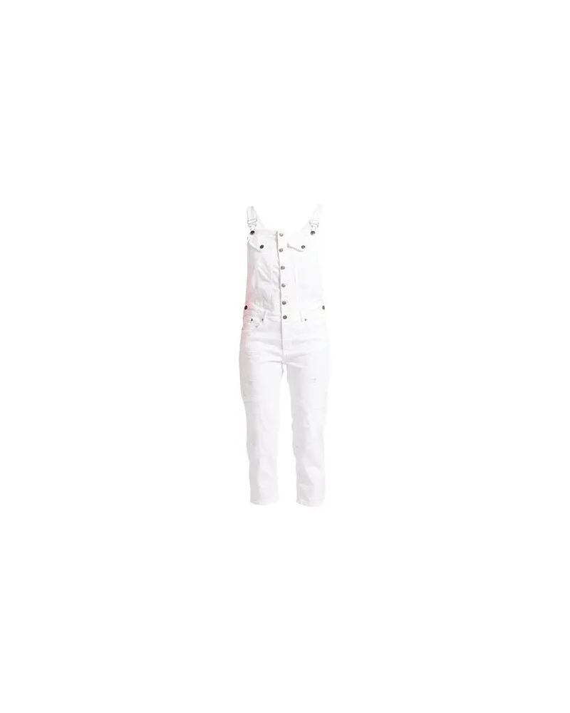 Dondup OVERALLS - Lange Overallsauf YOOX.COM Weiß