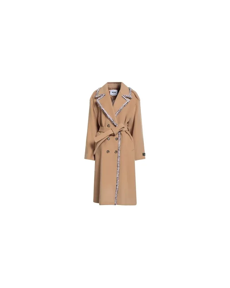 MSGM JACKEN & MÄNTEL - Mäntelauf YOOX.COM Beige