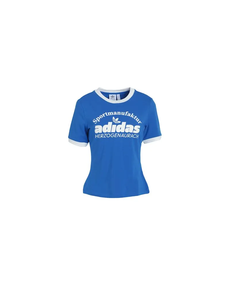 adidas RETRO GRX TEE  - TOPS - T-shirtsauf YOOX.COM Königsblau