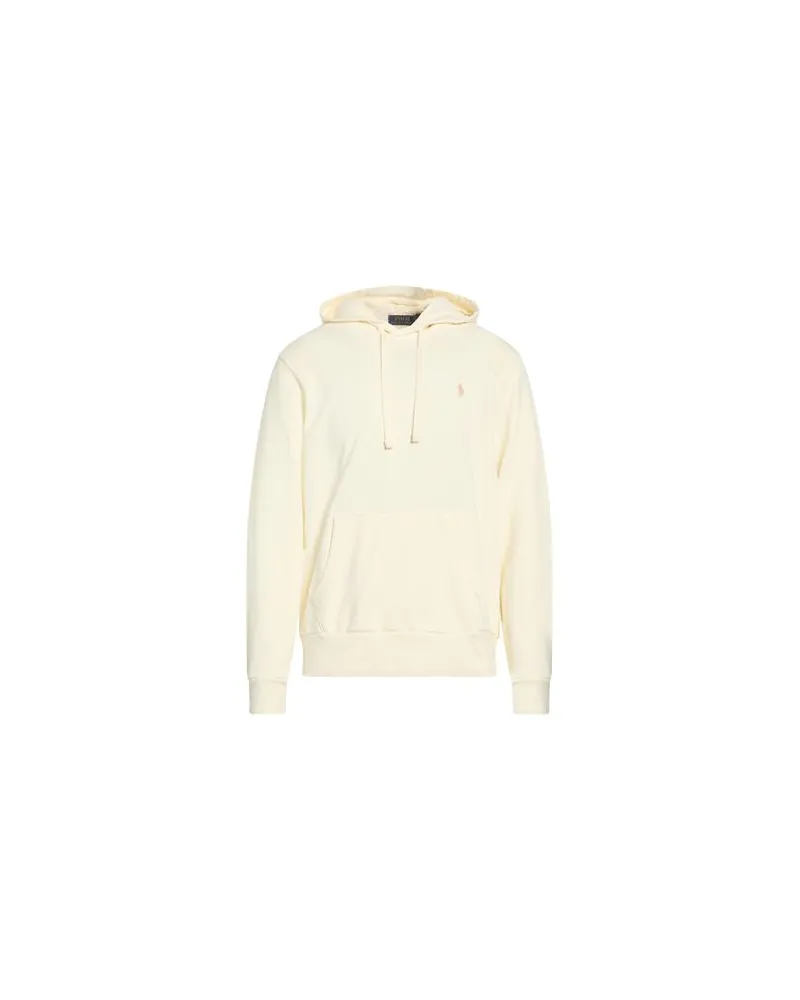Ralph Lauren LOOP-BACK TERRY HOODIE  - TOPS - Sweatshirtsauf YOOX.COM Cremeweiß